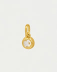 Round Birthstone Charm