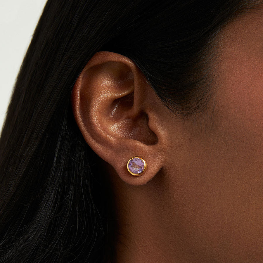 Signature Midi Knockout Studs - Lavender Haze