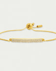 Signature Pave Bar Chain Bracelet